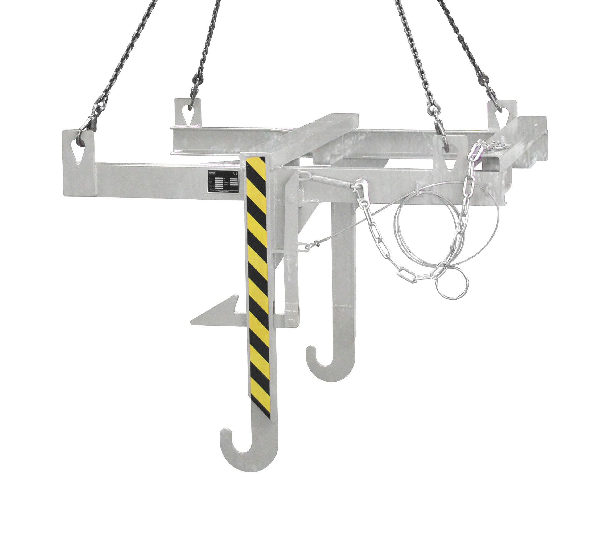 Kipptraverse für Baustoffbehälter Typ BBT feuerverzinkt - Staplertraversen - Stapler Anbaugerät